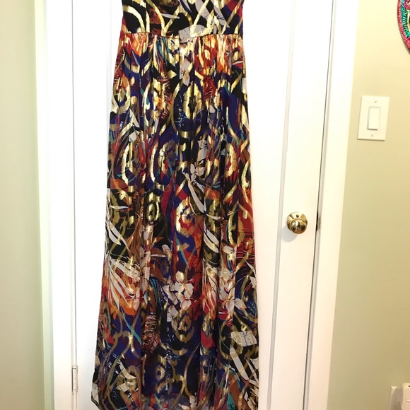 Colorful maxi dress - Picture 2 of 4